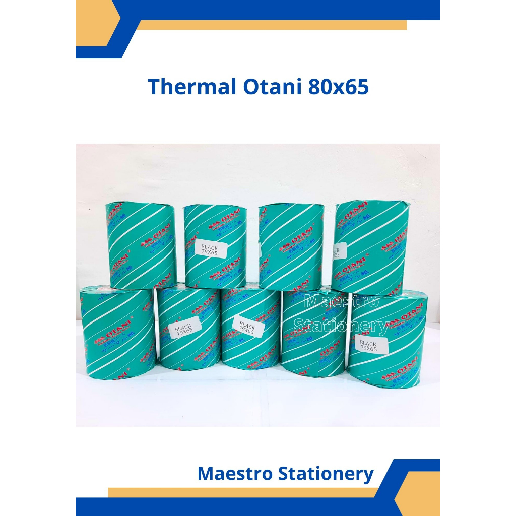 

Kertas Struk Thermal / Kertas Thermal Otani 80 x 65 Termal