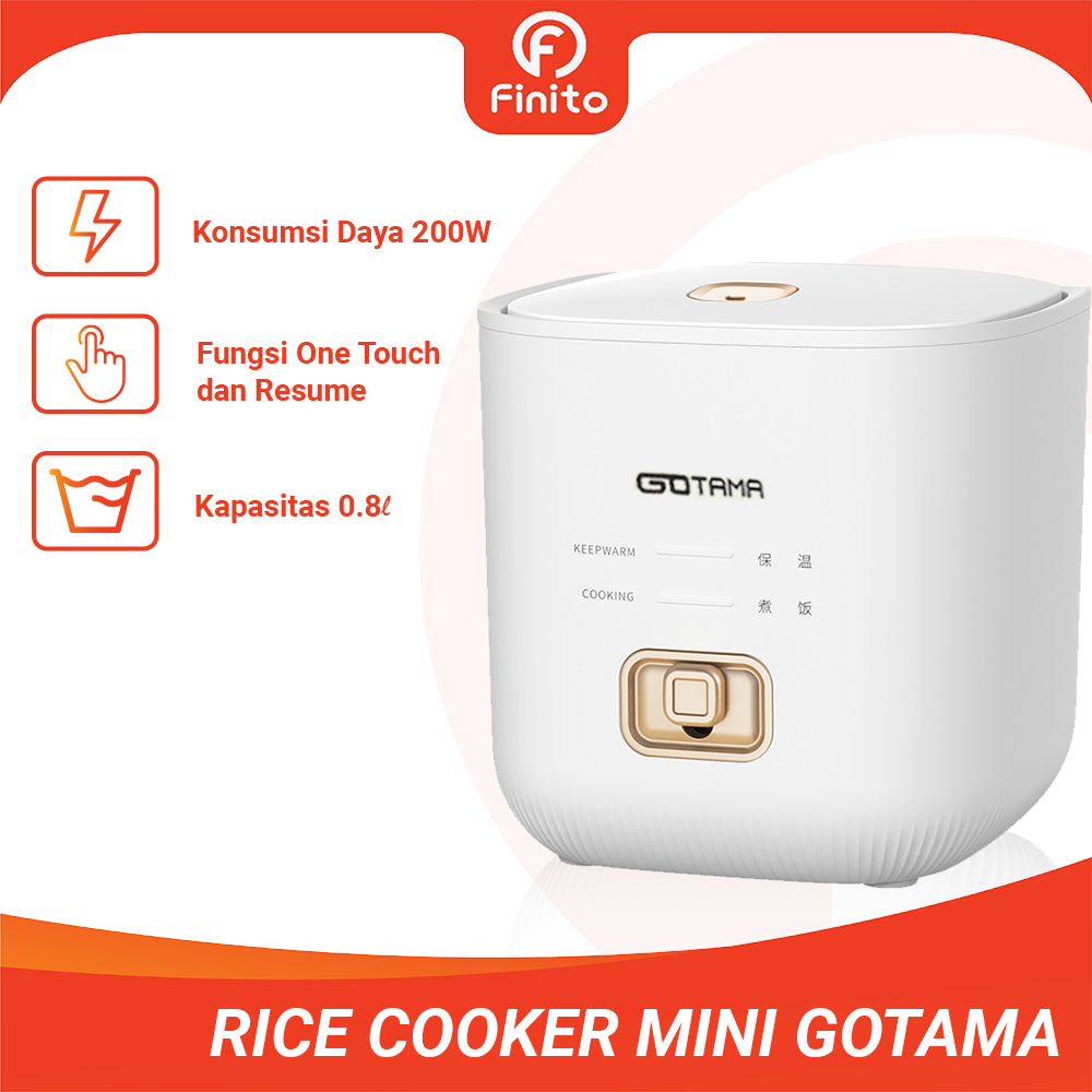 Rice Cooker Mini Gotama 200 Watt Desain Elegan Yype Jws66656B / Penanak Nasi 200 Watt Multifungsi &amp; Praktis