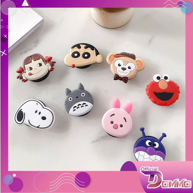 [CHECKOUT RP 1000] DOMMO - D6007 Pop Socket Karakter / Pop Socket HP 3D Karakter Cartoon / Aksesoris HP / Pop Socket Berkarakter/ Pop Socket Lucu / Pop Socket Bervariasi/ Pop Socket Import