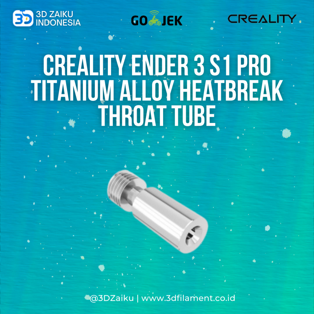 Original Creality Ender 3 S1 Pro Titanium Alloy Heatbreak Throat Tube