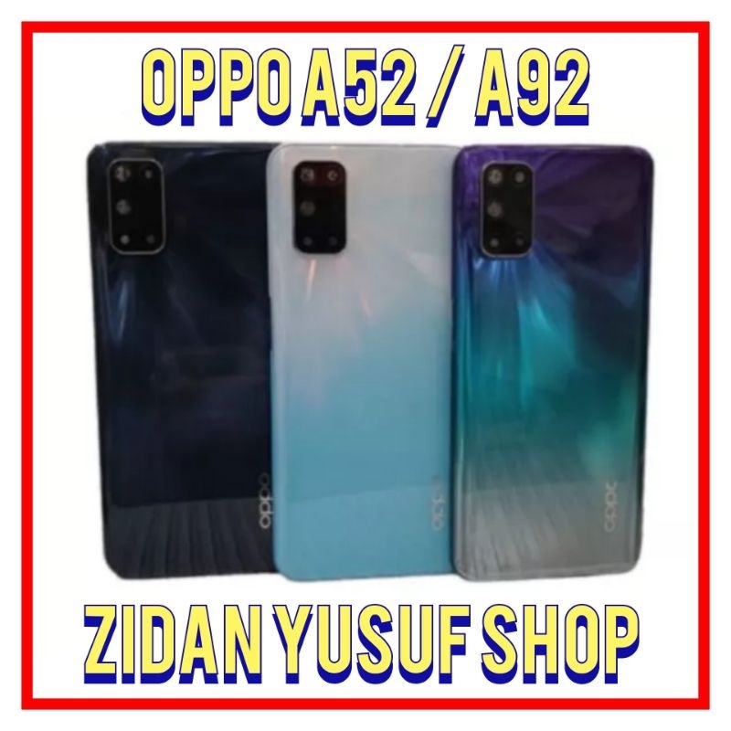 TULANG BEZZEL+BACKDOOR OPPO A52 / A92 2020 KESING CASING FULLSET ORIGINAL