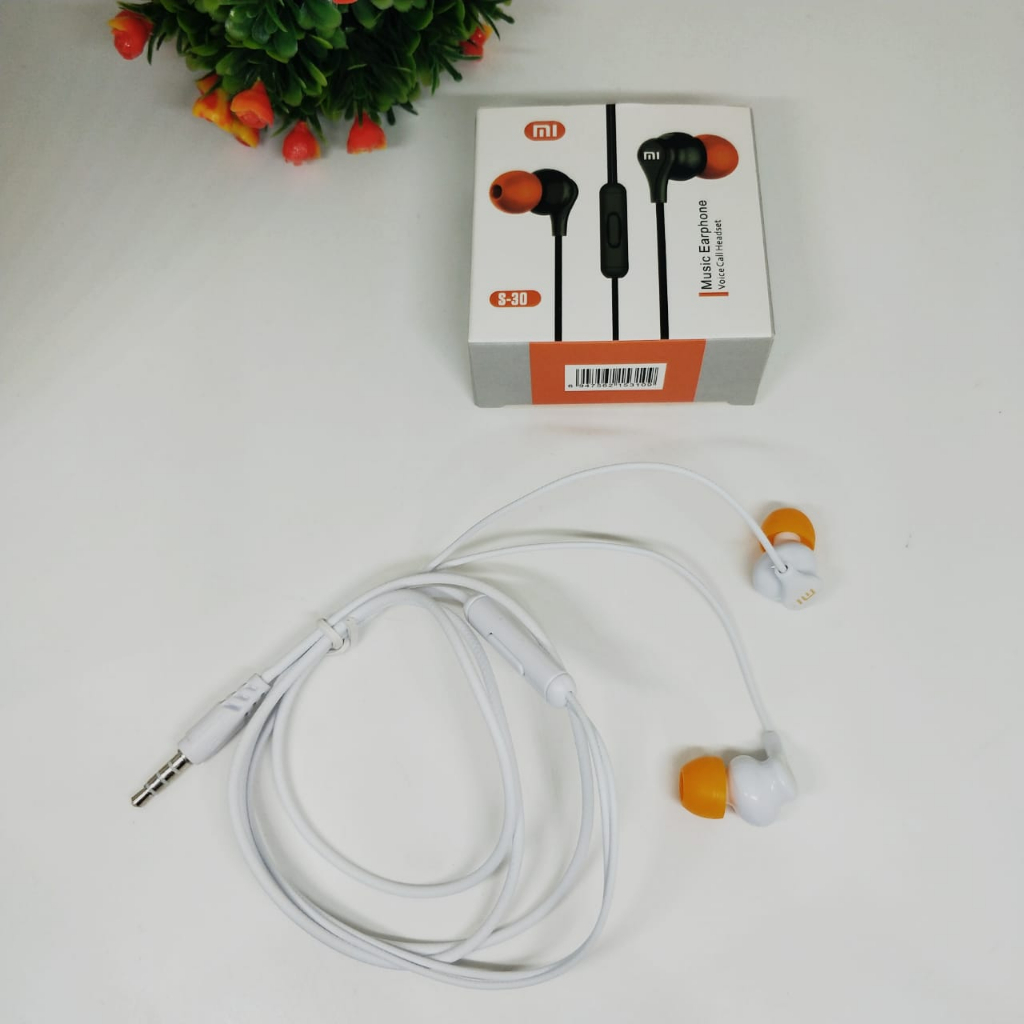 Handsfree xiaomi S-30 YOUTH BUDS EXTRA BASS SOUND UNIVERSAL FOR ALL SMARTPHONE PROMO SEN