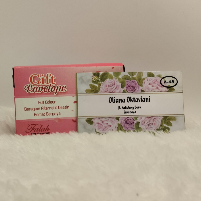 

Amplop Falah Motif A-48 Real Pict Isi 50 Lembar Tanpa Tulisan