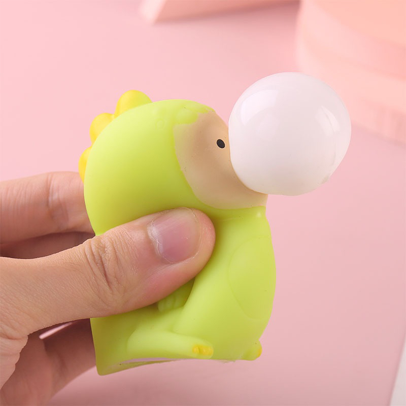 Mainan Squishy Bayi Dino Pop It Karet Silikon Balon Silicon Mainan Pencet Lucu