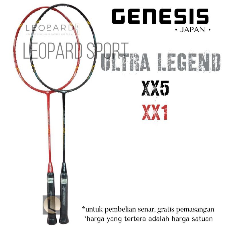 Raket Genesis Ultra Legend XX1 XX5 / Raket Badminton Original