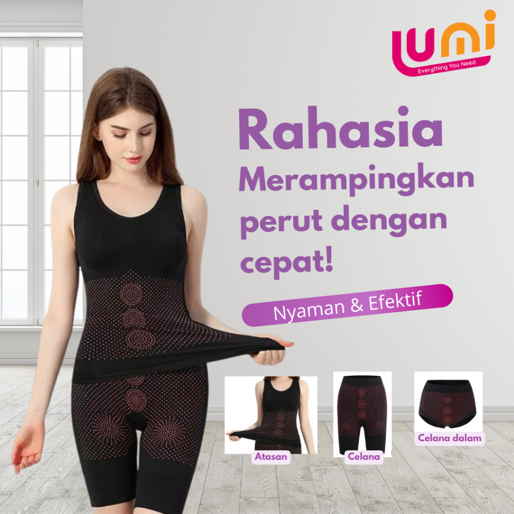 Monalisa Slimming Suit Korset Pelangsing Perut Wanita Baju Pakaian Dalam Pelangsing Badan Original Pembentuk Tubuh Jadi Langsing