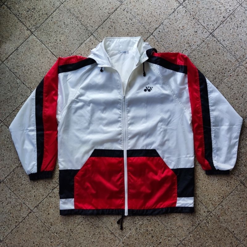 YONEX Jacket Sport / Jaket Second Merah Putih Hitam