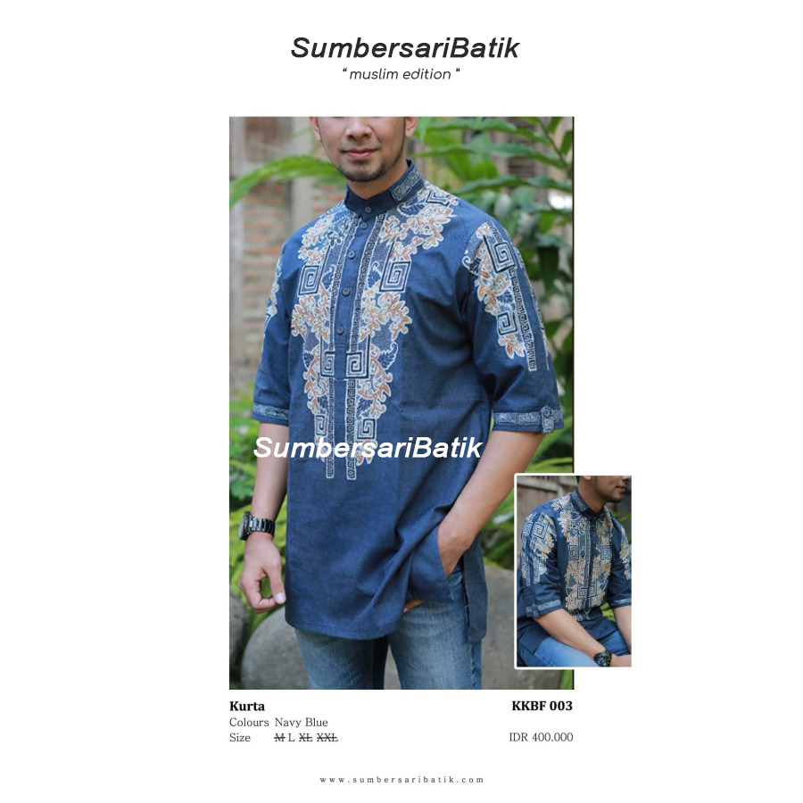 Kemeja Koko Batik Tulis Kurta 10