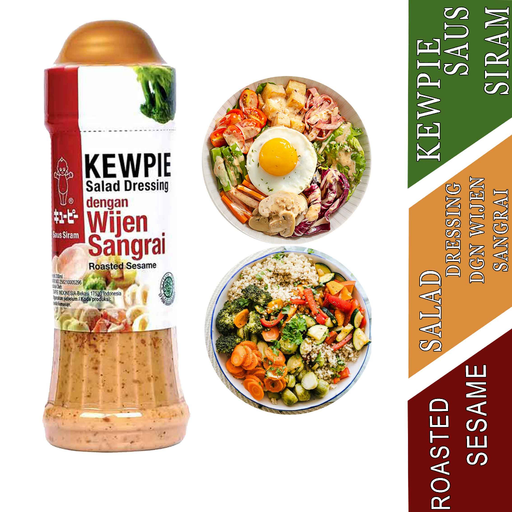 

Saus Wijen Sangrai - Kewpie Saus Siram - Saus Salad Dressing - 200ml