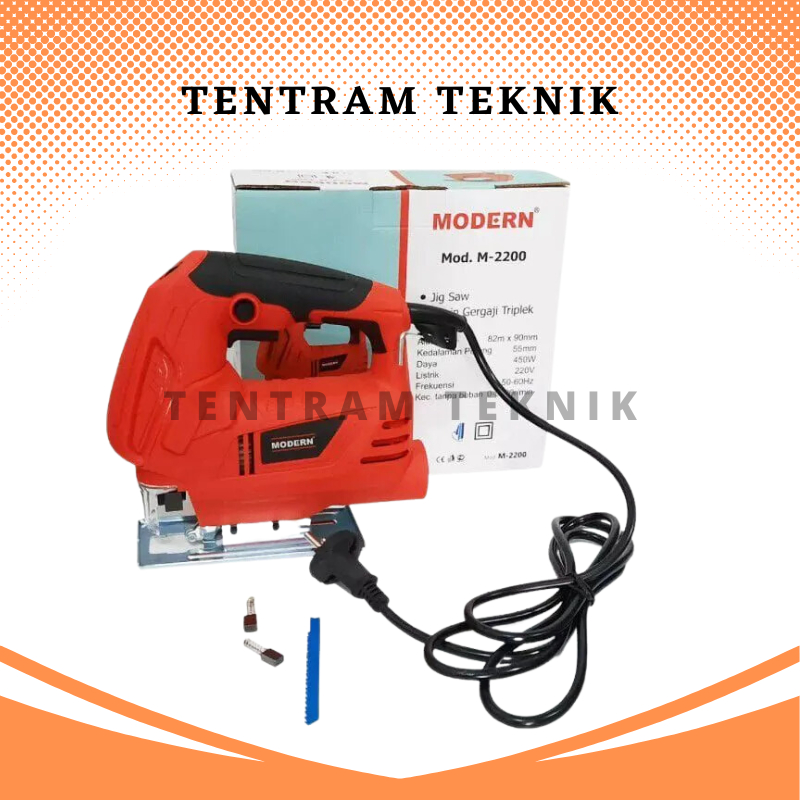 Jigsaw M-2200 Modern / Mesin Jigsaw Gergaji Triplek M2200 Modern / Mesin Jig Saw 2200 Modern