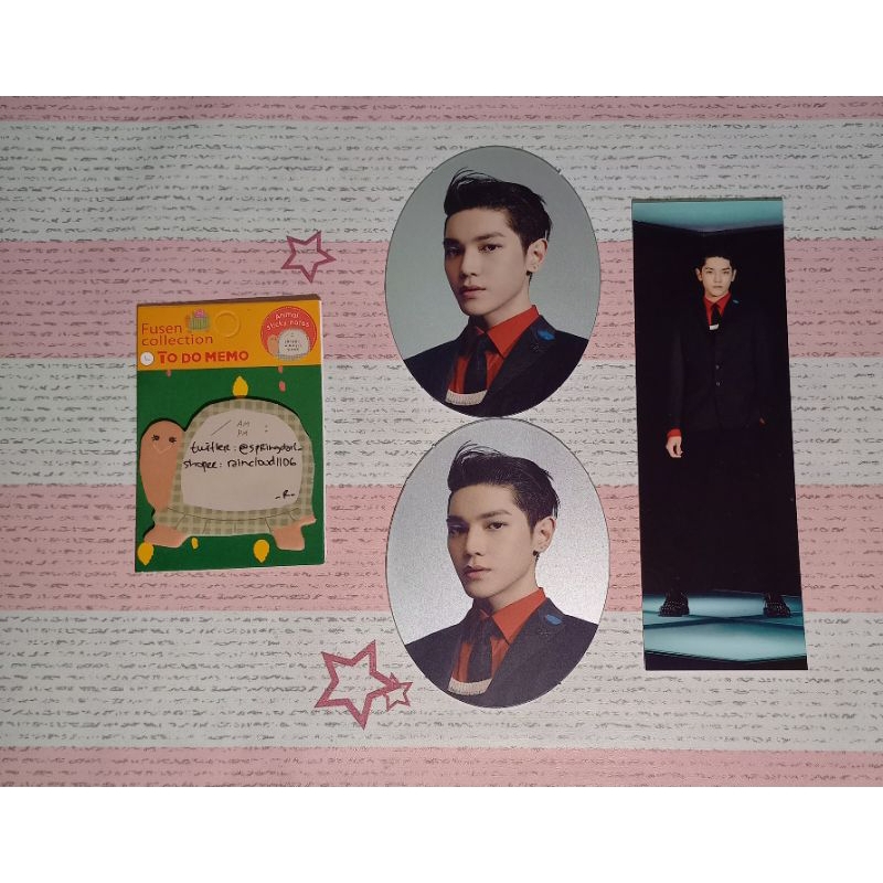 (READY) Pendant Card Taeyong  NCT 127 Sticker Favorite Classic