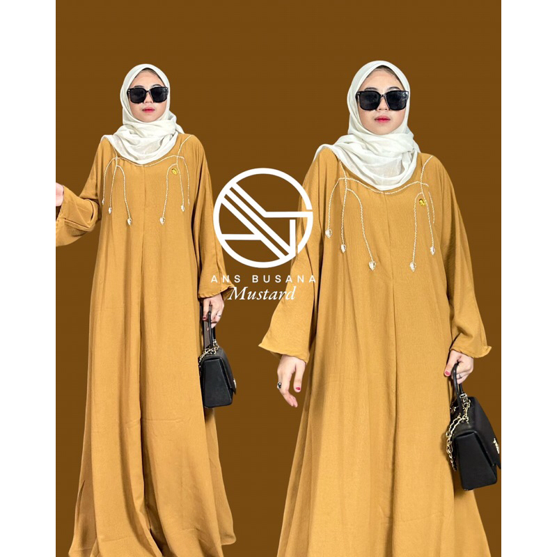 DRESS BY ANS BUSANA/ ABAYA ANS / ans busana / gamis ans/ gamis wanita muslimah
