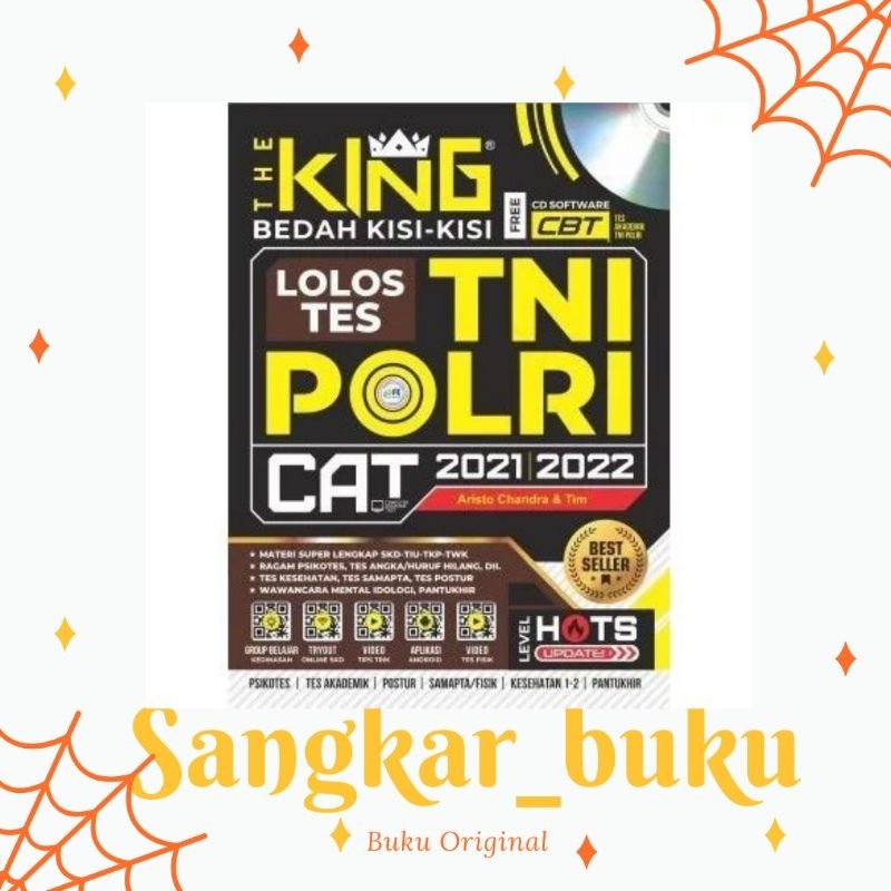 BUKU TNI POLRI THE KING BEDAH KISI-KISI LOLOS TES TNI POLRI 2021-2022