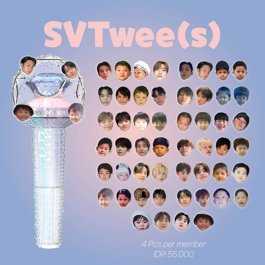 [NAKASHAKI X EDAMAME2313] SVTwee(s) – Acrylic Charm for Seventeen's CARATBONG