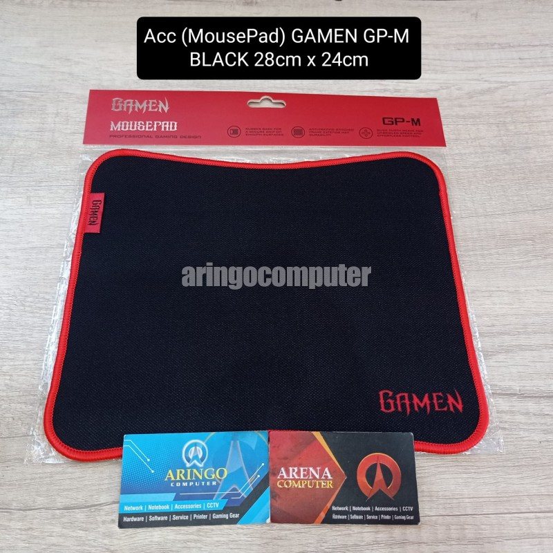 Acc (MousePad) GAMEN GP-M BLACK 28cm x 24cm