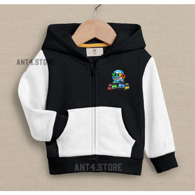JAKET ANAK PEREMPUAN DINO SMILE ZIPPER ANAK LAKI-LAKI UNISEX UMUR 2-12TAHUN
