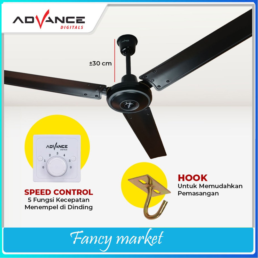 KIPAS ANGIN PLAFON/CEILING FAN ADVANCE CF-5602/CF 5601/CF 5603 - ANGIN KENCANG 56 inch