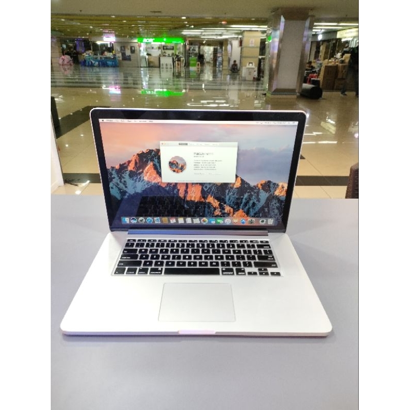 MACBOOK PRO RETINA 15INCH 2015 CORE i7 16/256