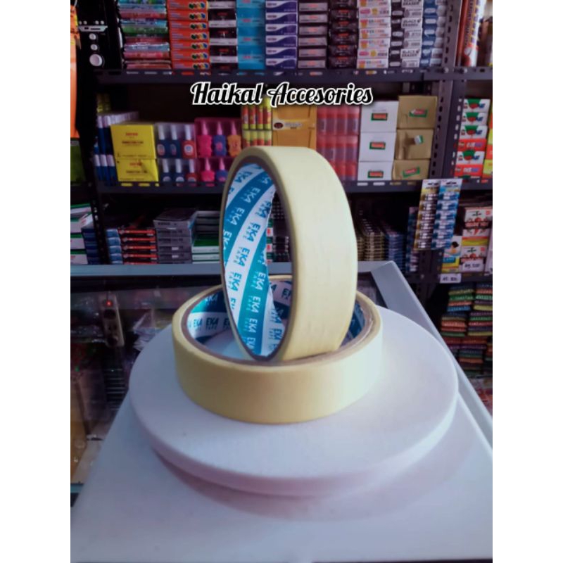 

Solasi Kertas / Isolasi / Masking Tape 1 inch Eka Tape