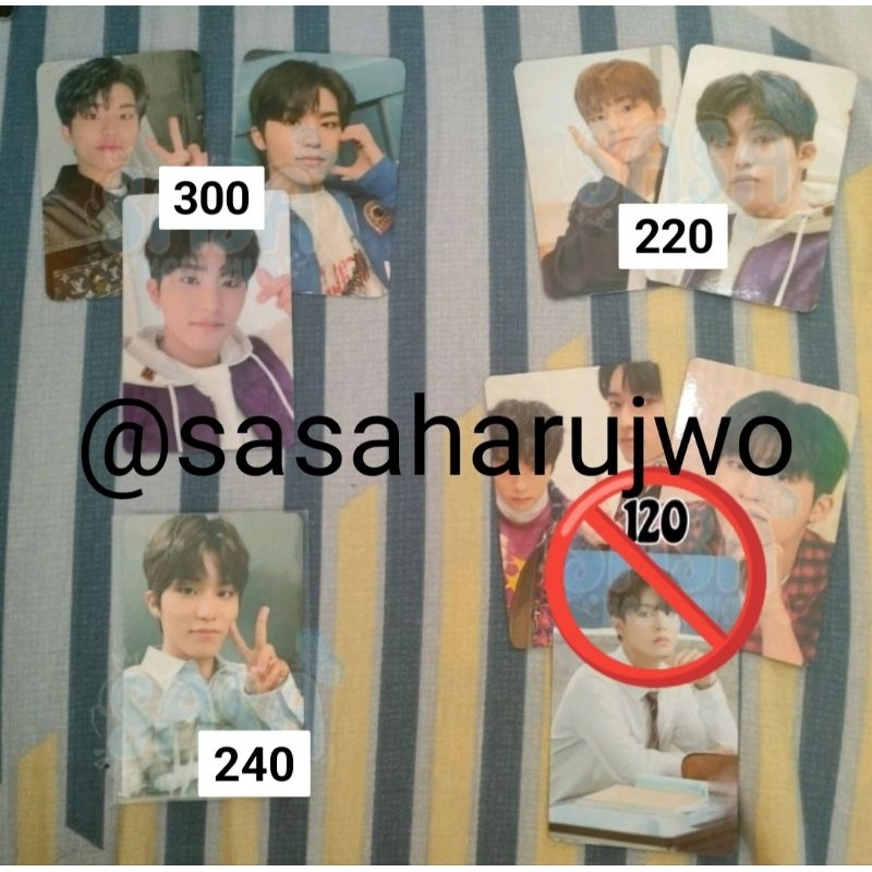 [bsa splitpay] OFFICIAL TURUN HARGA pc photocard park jeongwoo pob tss ch 1 booth trace chibi trace 