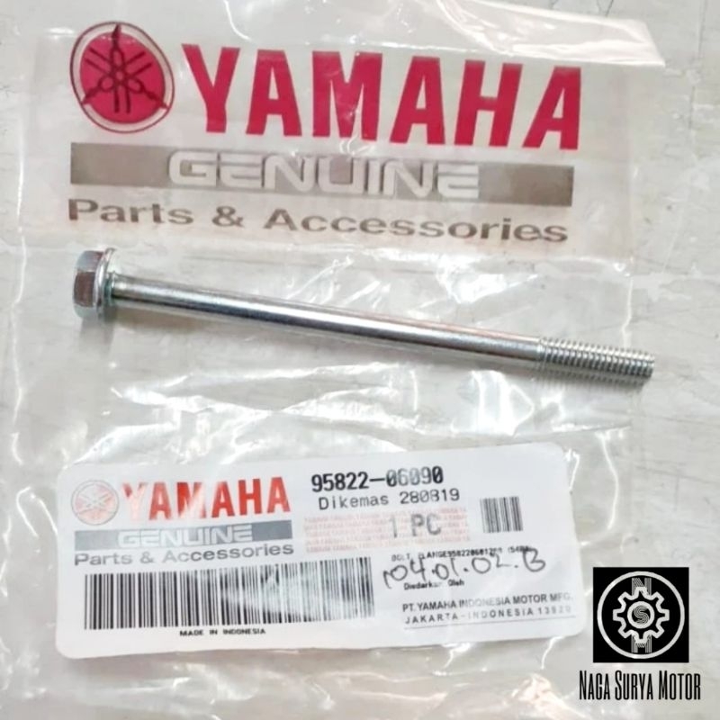 Baut Cover tutup CVT duct air  Mio J Soul GT XRide 115 Fino FI 95822-06090 ORI YGP