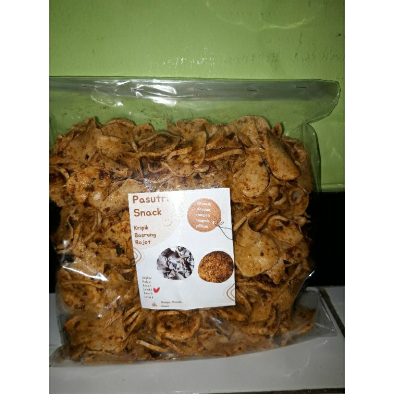 

kripik basreng bojott pedas daun jerukk 500gr