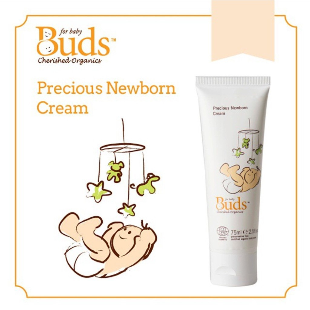 Buds Cherished Organics Precious Newborn Cream 75ml / krim perawatan bayi