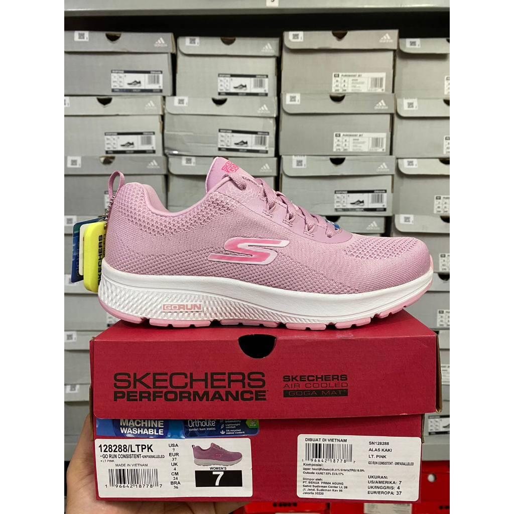 Skechers Go Run Consistent - Unparalleled Light Pink 128288/LTPK Women's Shoes Original