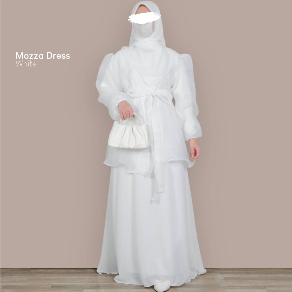 Mininos Mozza Dress Gamis Kondangan Organza