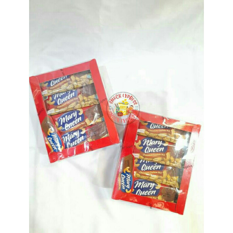 

Mary Queen Coklat Cashew Box isi 24 pcs @10g (Mary Queen 1000)