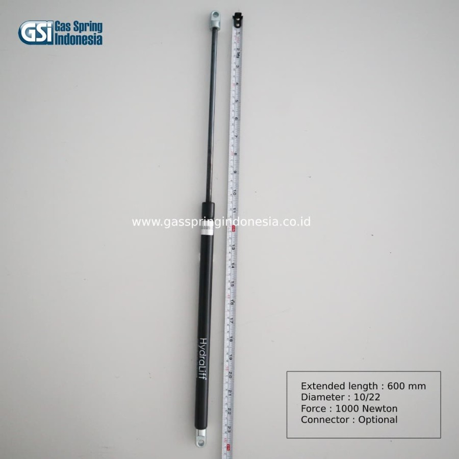 SET Hidrolik Gas Spring 1000N (100Kg) DAN BRACKET