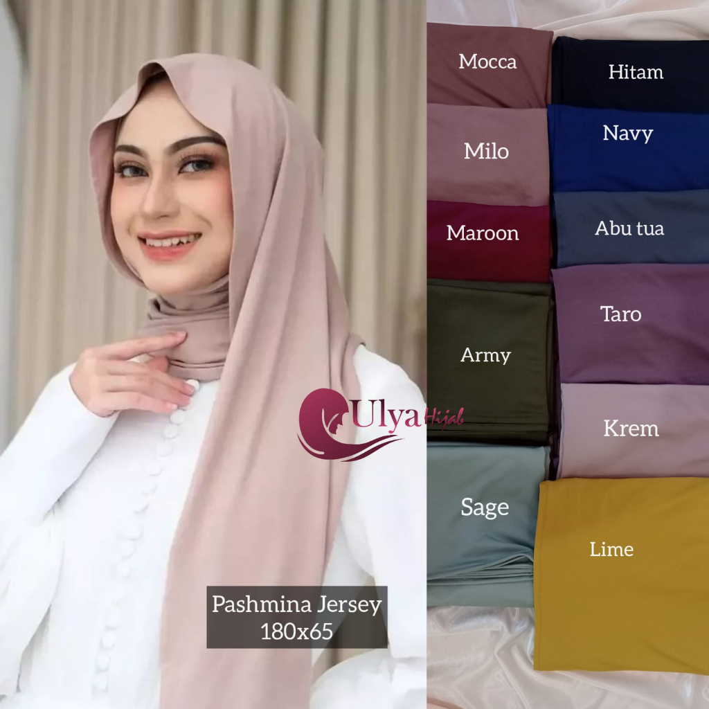 Pashmina Jersey 180x65 by Ulya Hijab