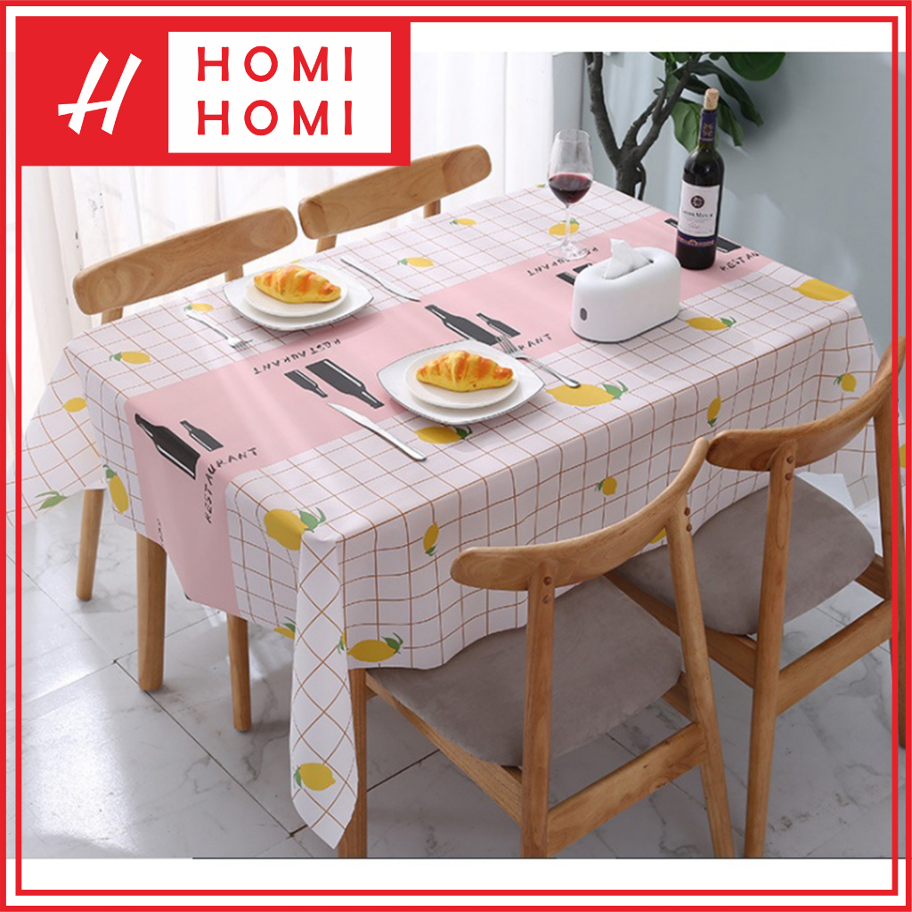 HomiHomi Taplak Meja Anti Air PEVA Motif TPM012