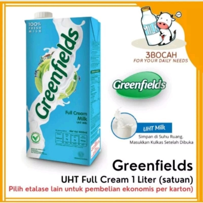 

Susu Greenfields UHT 1000 ml