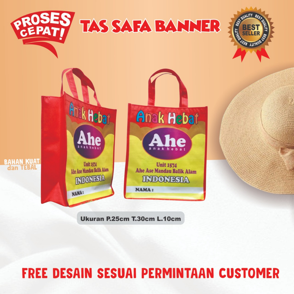 TAS PROMOSI USAHA / TAS AHE / TAS BIMBEL