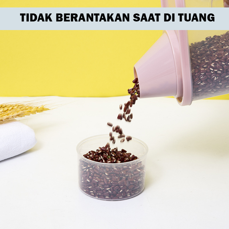 TEMPAT PENYIMPANA CEREAL | BERAS KONTAINER MAKANAN | FOOD STORAGE JAR | FOOD CONTAINER