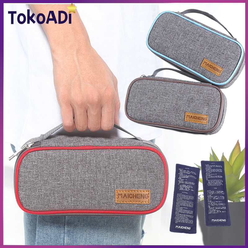 Portable Insulin Cooler Bag/Pendingin Insulin Tas/Insulin Cooler Travel Case/Tas Penyimpanan Insulin