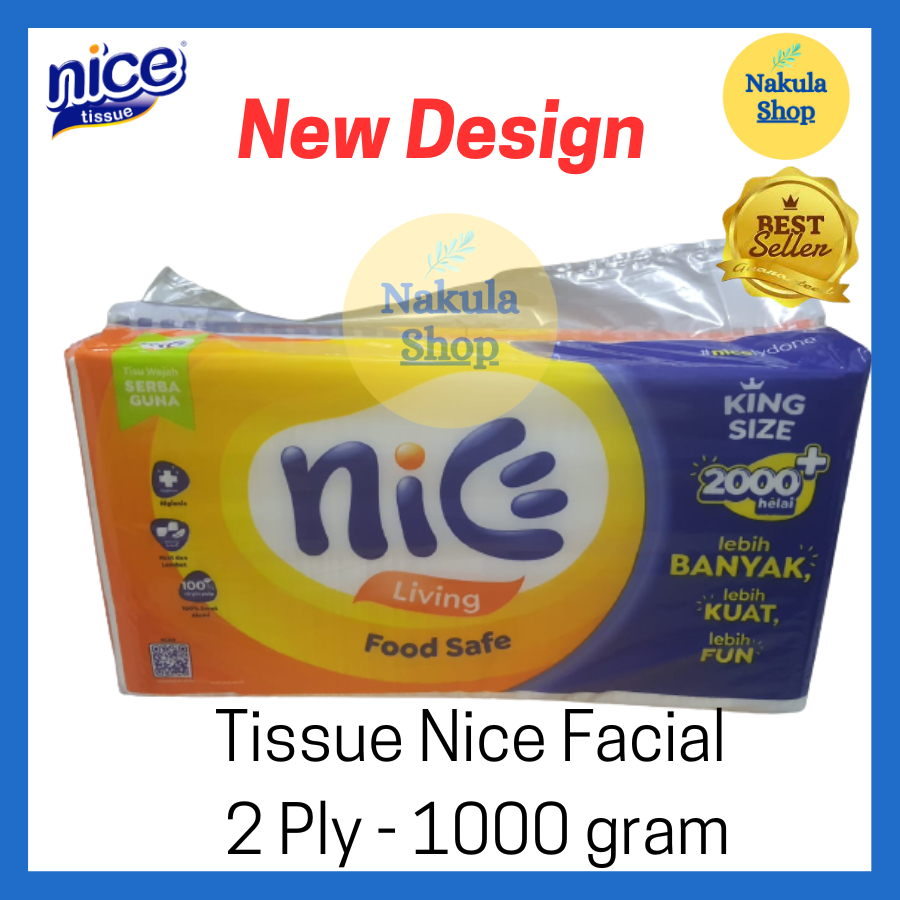 Tissue Nice Facial Kiloan 1000 gr - 2 Ply