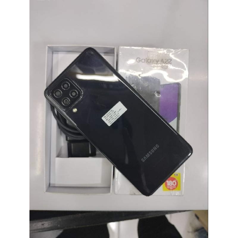 SAMSUNG A22 4G RAM 6GB/128GB SECOND GARANSI RESMI