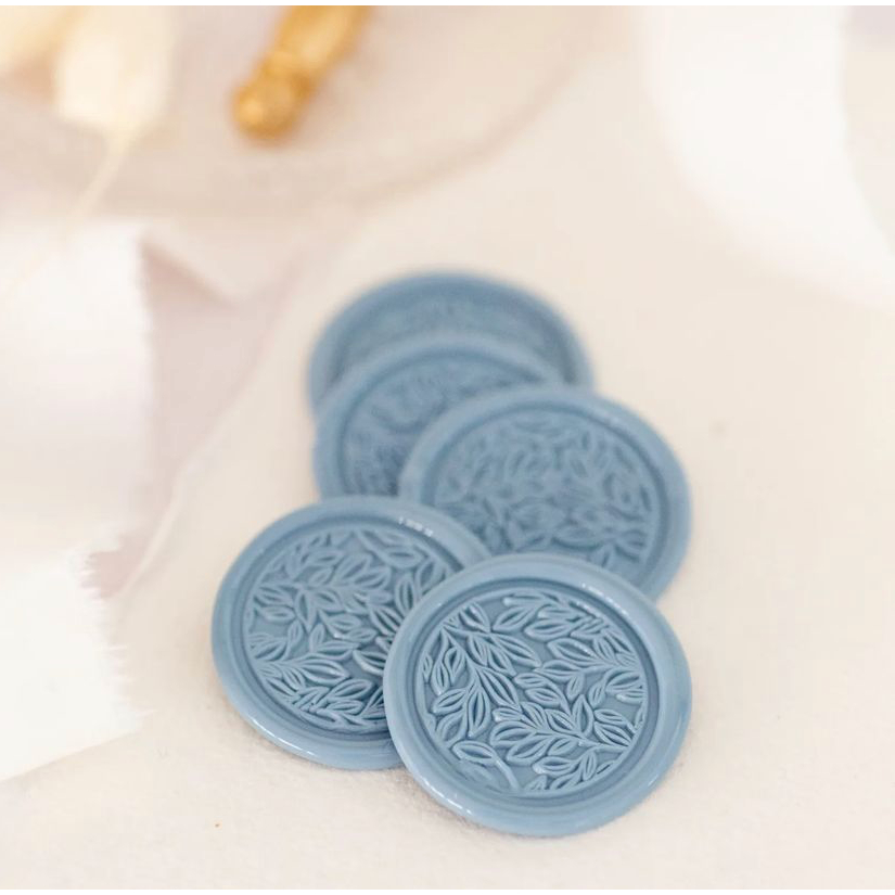 

(KSC) Forest (Storm) - 1 Pcs seal wax coin sticker siap pakai ready stock (Include double tape) / souvenir pernikahan / accesories / calligraphy / journaling / undangan / hampers