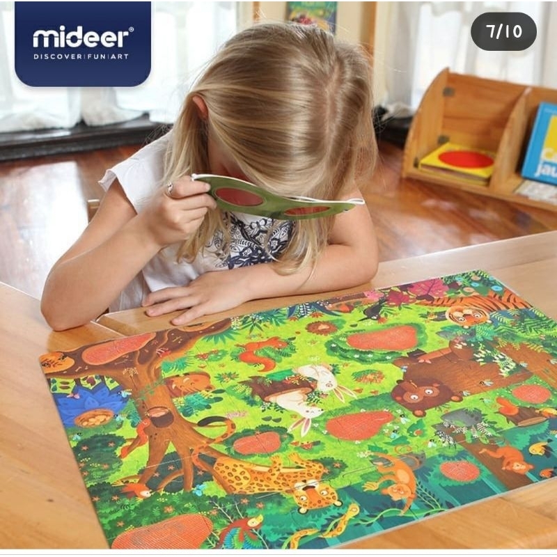 Mideer Secret Puzzle Forest with glass