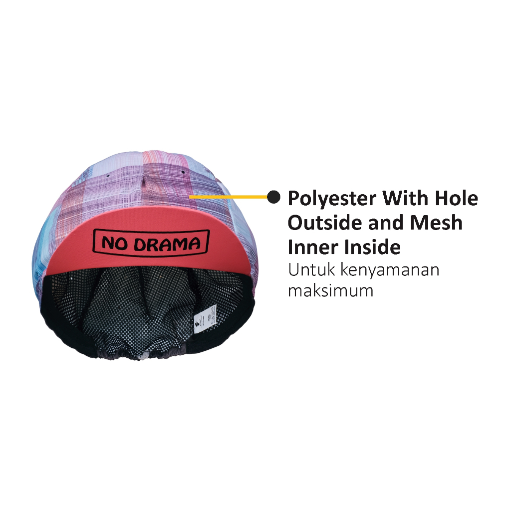 ZUNA CYCLING UNISEX TOPI SEPEDA/OUTDOOR