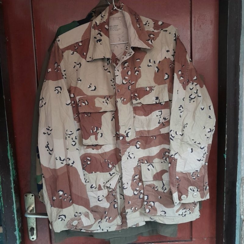 BDU Chocochip Us Army Kemeja Original Second Preloved SR