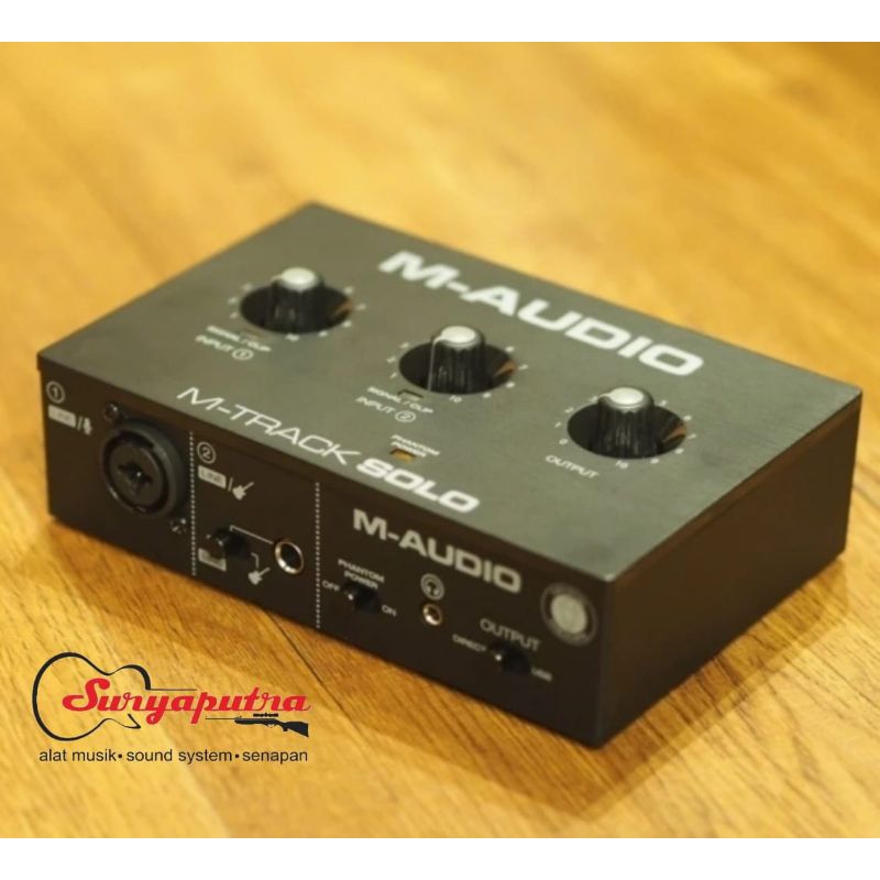 M-Audio m-track Solo Soundcard audio interfce