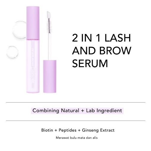 The Originote 2in1 Lash and Brow Serum Eye Lash Serum Eyelash Serum Penebal Menebalkan Bulu Mata