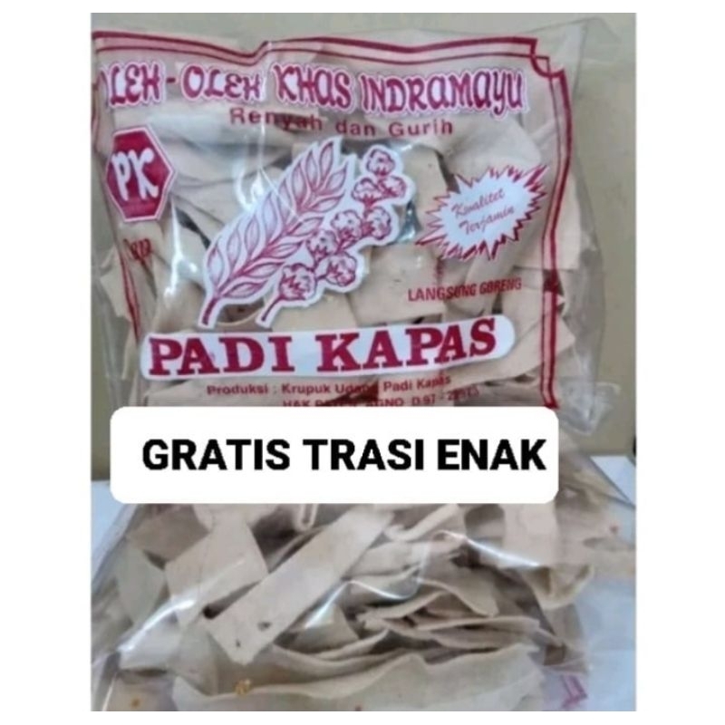 

Kerupuk Slondok Cap padi kapas ENAK GRATIS terasi khas cirebon