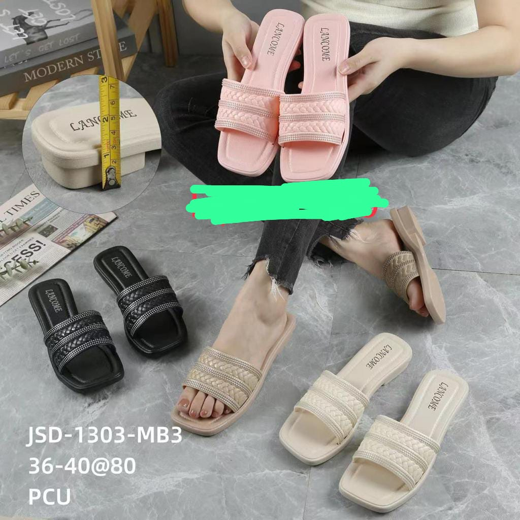 [PROMO] COD Sandal Cewek Perempuan Fashionable JSD-1303-MB3 Ukuran 36-40