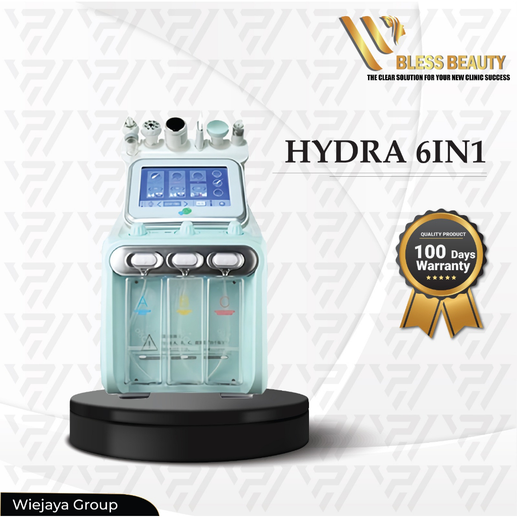 Alat Hydra peel 6in1 Profesional use Machine Alat Hydrapeel Facial 6in1 Hydrogen 6in1 Aqua peel hydrogen oxygen dermabrasion