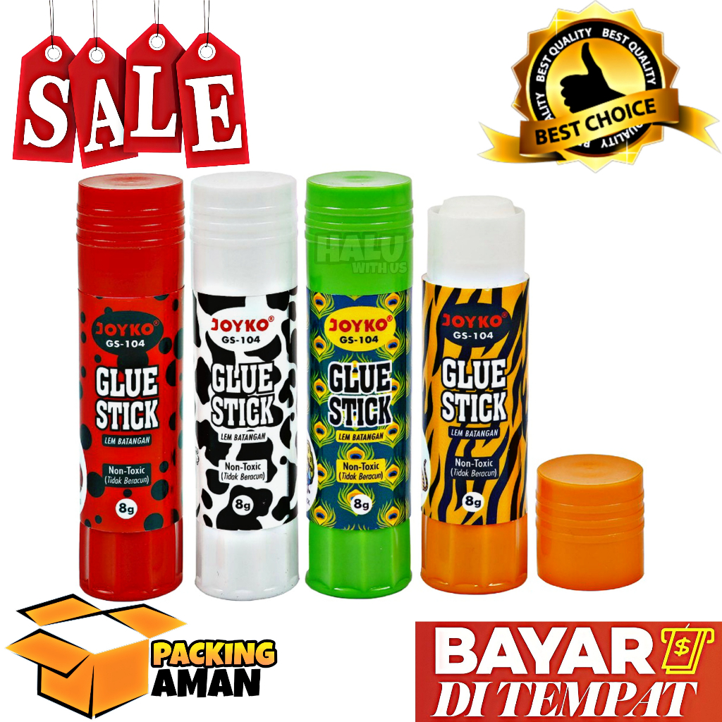 

(BISA COD) PROMO 1 Pcs Joyko Glue Stick Lem Batang GS-104 8gr / Alat Perekat