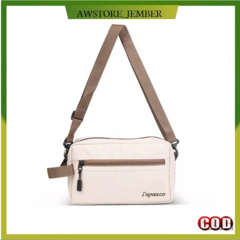 AWSTORE JEMBER Tas Selempang Pria Slingbag Tapax Joy Best Seller Terbaru